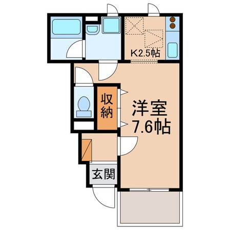 ミジュールの物件間取画像